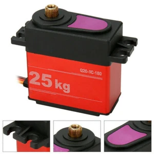 25KG 180° Gear Getriebe Digital Lenkservo Servo für RC Auto Hubschrauber TD - Bild 1 von 7