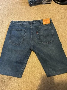 Levi's Mens Size 38 Jorts Blue Denim Jean Shorts Summer Style W38 Bottoms - Picture 1 of 6