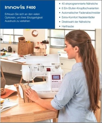 Brother Innov-is F400 Computer Nähmaschine Fadenabschneider Testsieger - Bild 1 von 4