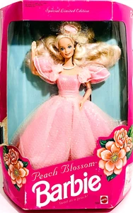 Mattel 1992 NIB Barbie Peach Blossom Special Limited Edition 11.5" Fashion Doll - Picture 1 of 5