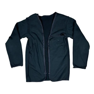 Forro de chaqueta polar negro del ejército holandés - talla XS - Imagen 1 de 7