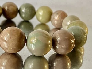 Pulsera redonda grande 8,3" "Piedra de riqueza/Romántica/AAAA""~Gobi ALASHAN ÁGATA F1400 - Imagen 1 de 10