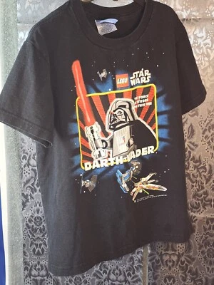 Legos Star Wars-Niño Negro Darth Vader Camisa Manga Corta Talla S(6/7) Foto 1 de 4