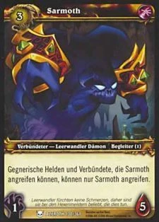 WoW - 4x Sarmoth - Helden von Azeroth - mint - Bild 1 von 1