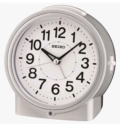 Seiko QHE117S Analogue Alarm Clock - Image 1 of 4