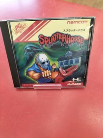 Splatter House NEC PC Engine PCE HuCard Hu Card Japan JP w/manual Tested Used