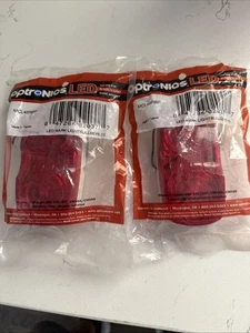 2 Optronics LED Clearance Marker Light Red Double Bullseye Part Number MCL45RBP - Picture 1 of 4