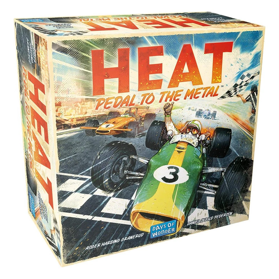 Days of Wonder HEAT Pedal to the Metal Intenso Car Racing & Strategy Juego de Mesa Foto 1 de 4