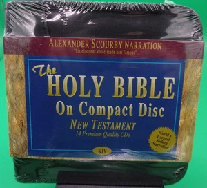Alexander Scourby King James Version New Testament  Audio Bible 15 CD’s Sealed - Bild 1 von 3