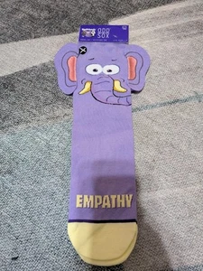 VeeFriends x Odd Sox Empathy Elephant 1 Pair of Crew Socks Size 7-9 - Picture 1 of 2