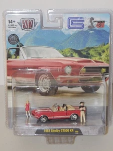 2025 M2 Machines Diorama 1968 MUSTANG Shelby GT500 KR Convertible R09 Ships Free - Picture 1 of 2