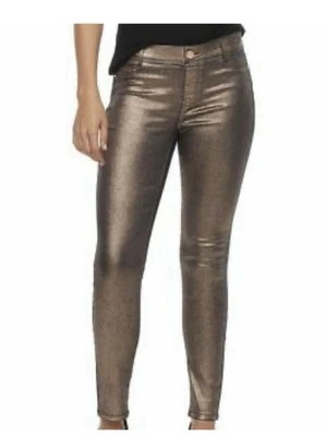 Juicy Couture Metallic Rose Gold Pull On Mid Rise Jennings - Image 1 of 4