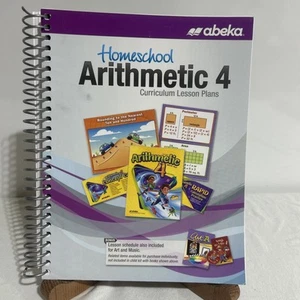 Abeka Homeschool Arithmetic 4 Curriculum Lesson Plans 2023 - Picture 1 of 11