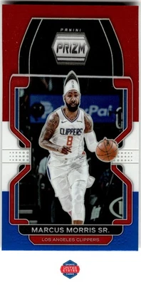 2021-22 Panini Prizm #14 Marcus Morris Sr. Rojo Blanco y Azul Foto 1 de 2