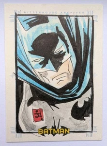 2008 Rittenhouse Batman Archives Batman SketchaFEX Sketch Card 1/1 - Picture 1 of 2