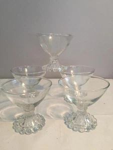 Menge 5 Vintage Anchor Hocking 3,5" Champagner/Sherbet Gläser-Boopie Berwick - Bild 1 von 1