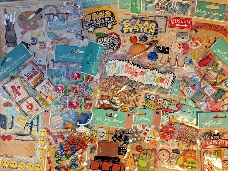 Jolee's Boutique Stickers SCHOOL TEACHER SCIENCE LIBRARY & MORE -YOU PICK - NEW - Image 1 of 1