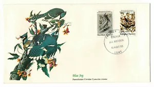 Republic Togolaise 1985 Very Fine FDC " Birds of the World " Blue Jay - Picture 1 of 2