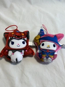 Hello Kitty & Friends Yugioh Plush Toy Set Kuromi & My Melody - Picture 1 of 8