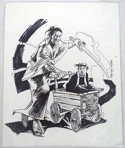 Lone Wolf and Cub Original Comic Art by Tony Dezuniga - Picture 1 of 1