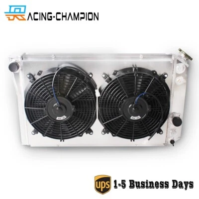 For 82-02 Chevrolet S10 S-10 Blazer V8 Conversion 3 Row Radiator Shroud Fan - Image 1 of 4
