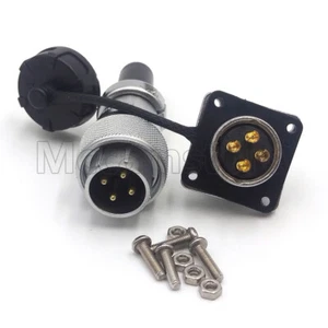 WEIPU WS20 4 Pin Waterproof Electrical Power Connector,Aviation Plug and Socket - Picture 1 of 6