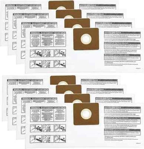 8 Pack 90668 Type B Filter Bags Compatible with Shop Vac 2-2.5 Gallon Wet/Dry... - Picture 1 of 7