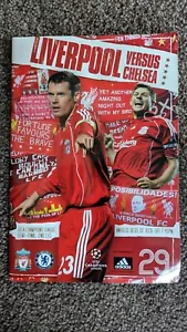 Liverpool FC Match Programme Vs Chelsea Champions L Semi Final 2007 - Picture 1 of 2