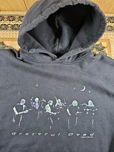 OG RARE VTG GRATEFUL DEAD (c) 2000 GDM LIVE Hooded Sweatshirt JERRY GARCIA ~XL~ - Picture 1 of 18