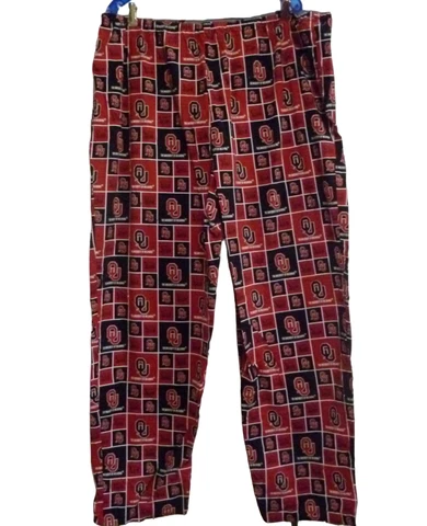 Oklahoma Sooners XXL pajama pants handmade (42x44)- Go OU Cover