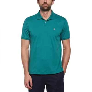Original Penguin Daddy Organic Interlock Sticker Pete short sleeve polo, XXL - Picture 1 of 1