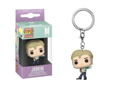 BTS DYNAMITE JIMIN POCKET POP KEYCHAIN VINYL FIGURE FUNKO BRAND NEW - Image 1 of 3