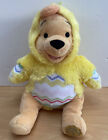Disney Store Winnie The Pooh In A Yellow Hooded Easter Chick Suit Plush Soft Toy