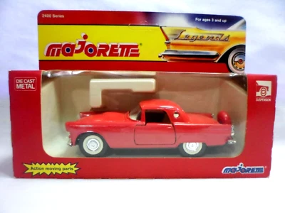 Majorette Legends 1956 Ford Thunderbird Coup Die-Cast Car #2402 France NIB - Image 1 of 4