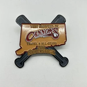 Cooperstown Dreams Park Little League Baseball Pin 2011 West Hartford Cannons - Picture 1 of 2