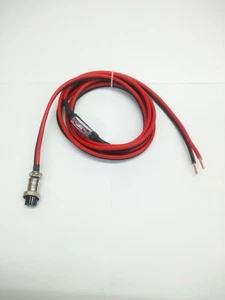 Yaesu Sommerkamp FT 480R FT 280 FT 127 FT 227 FT 627 12V DC+/- Power Cable Kabel - Bild 1 von 8