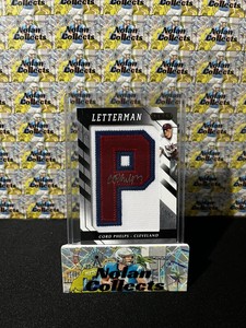 Cord Phelps 2008 Razor Letterman Auto Patch Relic P Serial #09/20 Cleveland