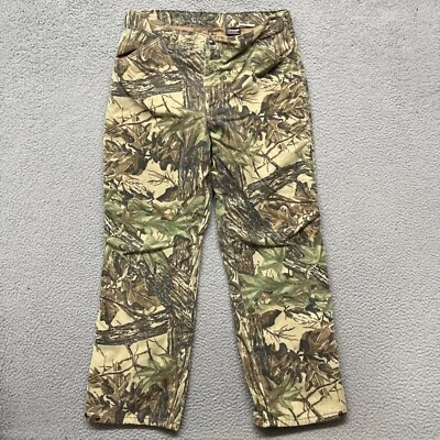 Duxbak Pants Mens 36x31 RealTree Camouflage Thinsulate Hunting Outdoors - Image 1 of 4