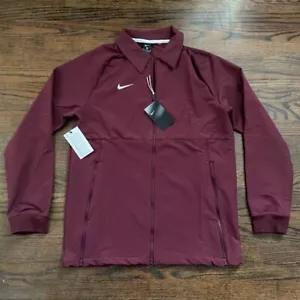 NEW Nike Therma Full Zip Midweight Jacket Men’s Size Small Maroon (CI4472-669) - Picture 1 of 5