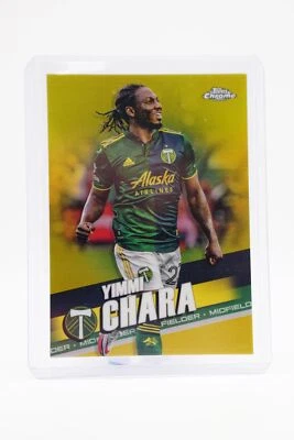 YIMMI CHARA 2022 Chrome Major League Soccer Portland Timbers Gold 13/50 - Image 1 of 2
