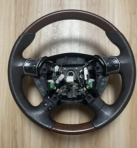 2005-2008 Acura RL Steering Wheel Wood/Leather Black KB1 KB2 Rare Aspec - Bild 1 von 23