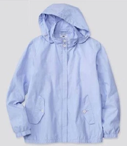NWT - Uniqlo x Ines de la Fressange Women Cotton Nylon Parka - Light Blue - XS - Picture 1 of 2