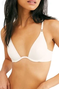 NEW Free People Ari Underwire Bra NUDE, Adjustable Racer Back 34B - Picture 1 of 12