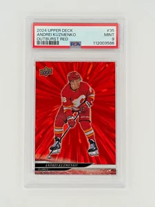 2024 Upper Deck - Red Outburst /25 - Andrei Zuzmenko PSA 9 - Picture 1 of 2