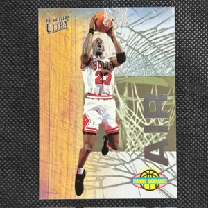 Fleer Ultra 1994 Michael Jordan "AIR" apodos famosos #7 Chicago Bulls Salón de la fama - Imagen 1 de 2