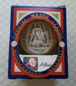1982 Atlanta Braves Reproduction Autographed Baseball with Box Vintage Collector - Picture 1 of 13