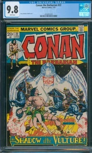 Conan the Barbarian #22 ❄️ CGC 9.8 WHITE PGs ❄️ Barry Windsor Smith Marvel 1973 - Picture 1 of 2