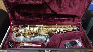 Sax Contralto Mib Jupiter Jas-869 Laccato Argento/Oro - Foto 1 di 10