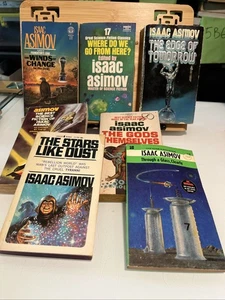 Lot Of 9 Isaac Asimov Vintage Paperback Books 1967-1988 - Picture 1 of 14