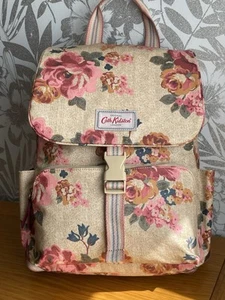 Cath Kidston Large Floral Weather Resistant Buckle Backpack, 100% PVC Cotton - Picture 1 of 23